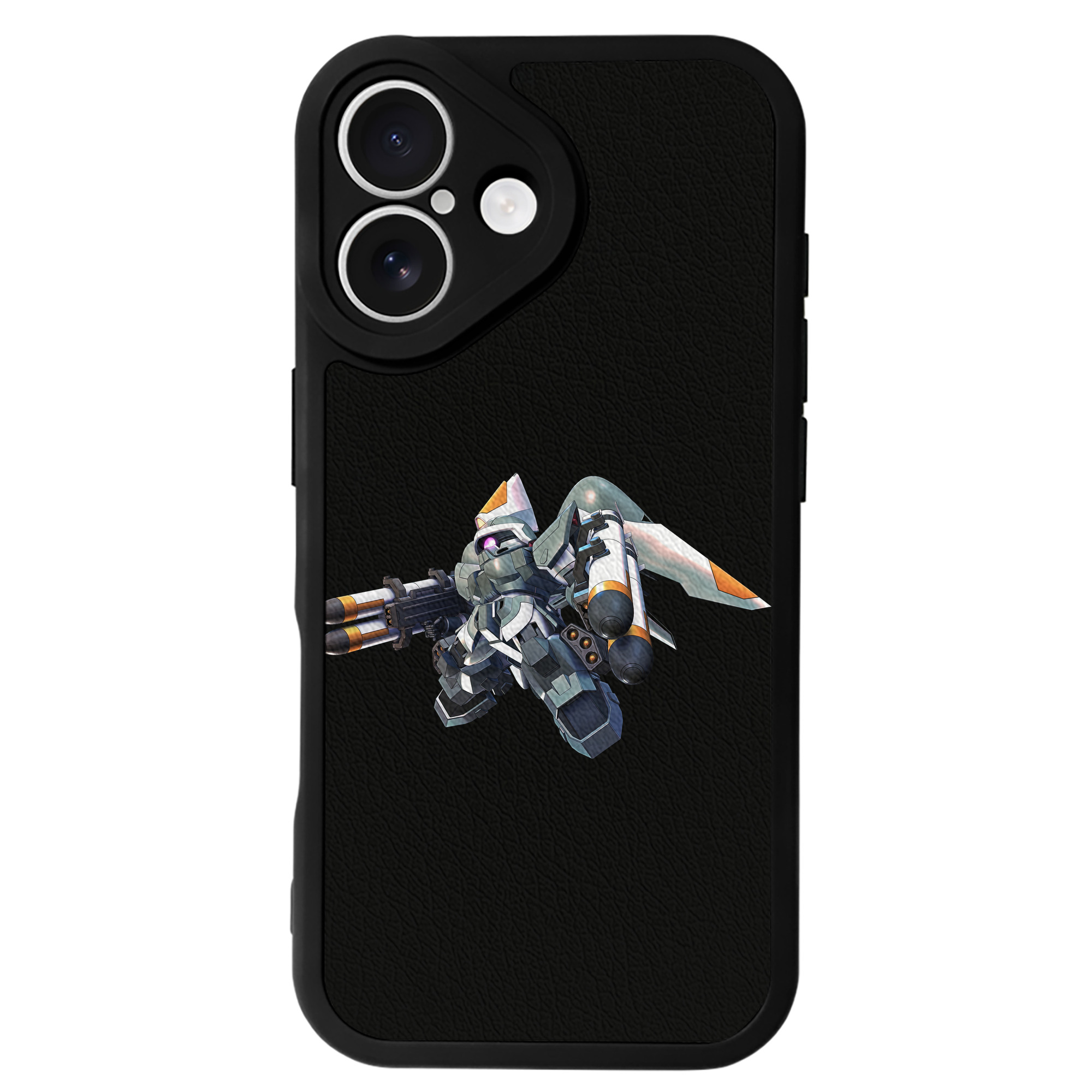（画像用） 機動戦士ガンダム Mobile Suit Gundam 【iPhone 16シリーズ対応】シリコンスマホケース（レザー調） 材質：シリコン